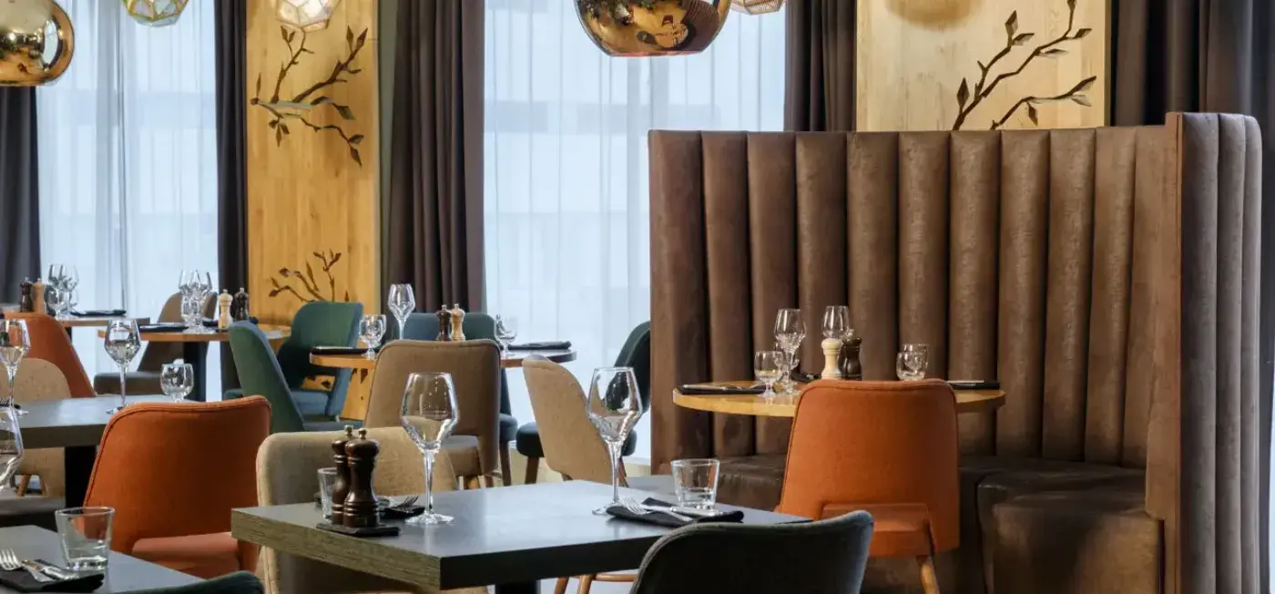 Lunch area view of Fosshotel Reykjavík, Iceland